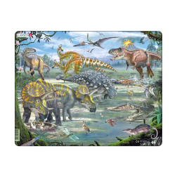 Пъзел: Детски – "Динозаври" - 65 части, голям