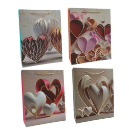 Подаръчна торбичка M - Hearts