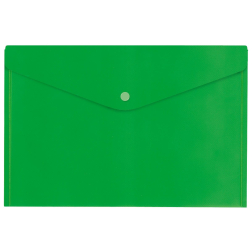 Папка с копче А4 12бр. плътна зелена