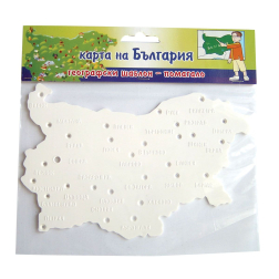 Шаблон карта на България