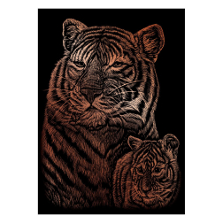 Комплект за гравиране 13х18 - Тигри