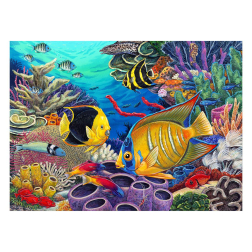 Рисуване по номера с акрилни бои Junior Large - 39х30 - Коралов риф
