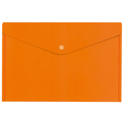 Папка с копче А4 12бр. плътна оранж