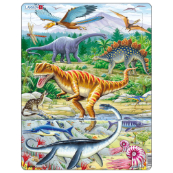 Пъзел: Животни – "Динозаври" – 35 части, голям
