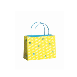 Подаръчна торбичка M - Happiness yellow