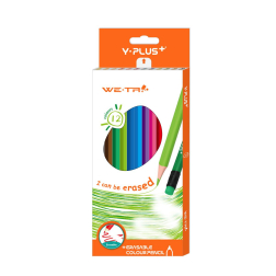 Цветни моливи ИЗТРИВАЕМИ – 12 цвята