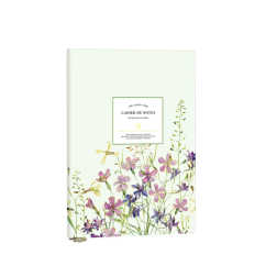 Тефтер А5 - пластична корица ''Florals green'' ред
