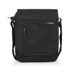 Мъжка чанта Crony Eco черна - 24 см