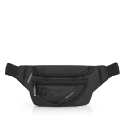 Мъжка чанта Twist Eco за кръст черна - 20х12 см