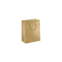 Подаръчна торбичка M "Glitter gold"