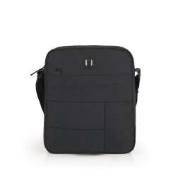 Мъжка чанта Kendo Eco черна - 21 см