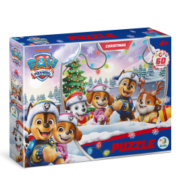 Пъзел "Paw Patrol" коледен  60 ч.