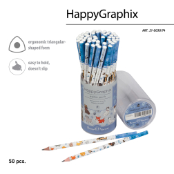 Молив НВ "HappyGraphix" Dogs за 50 бр. 