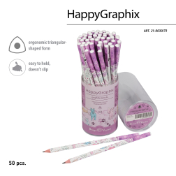 Молив НВ "HappyGraphix" Cats за 50 бр. 