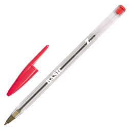 Химикалка BASIC – 50бр. – червени