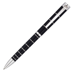 Химикалка сребърна Pantera черна