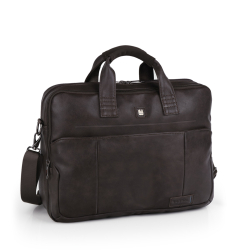 Бизнес чанта за лаптоп 15,6" - кафява - Status 