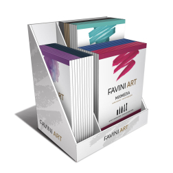 Скицник А4 FAVINI Art - на дисплей 30 броя микс