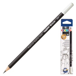 Черен молив BLACK - 2H - 12 бр.