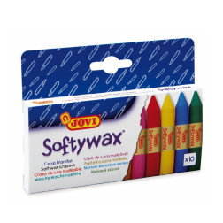 Пастели супер меки восъчни Softywax 10 цв.