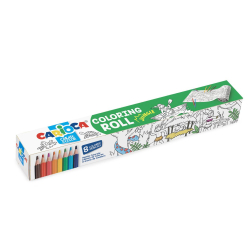 Комплект с цветни моливи Coloring Roll - Jungle