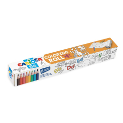 Комплект с цветни моливи Coloring Roll - ABC
