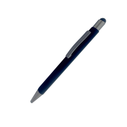 Химикалка метална за таблет щракаща - черна