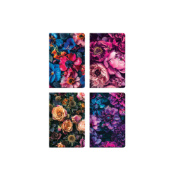 Тефтер А6 , 96 л. тв. кор.-ред - Bloom