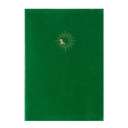 Тефтер А5/96л. 160гр. твърда корица SOFT TOUCH с метален кант, Bujo vegan, ред -

