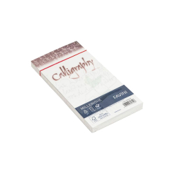 Плик Calligraphy Millerighe - 11х22 - Bianco 01 - 25 броя