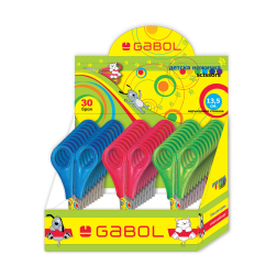 Ножица детска 13.5 см. GABOL – 30бр. дисплей