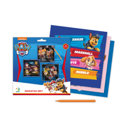 Комплект скреч карти Paw Patrol 
