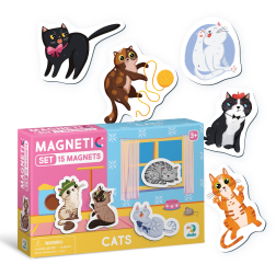 Магнитна игра 15 ч. Котки