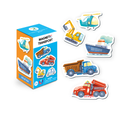 Магнитна игра 10 ч. - Транспортни средства