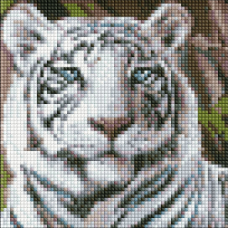 Диамантен гоблен - канава 20 x 20см. - Бенгалски тигър