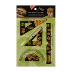 Чертожен к-кт 4 части "HappyGraphix-Hamburger"