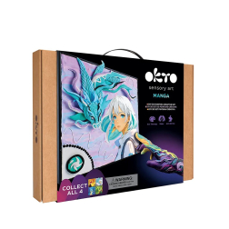 Творчески комплект за 3D картина с лек моделин - Manga - Въздух