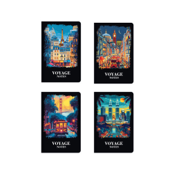 Тефтер А6 , 96 л. тв. кор.-ред - Voyage